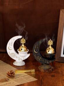 1件/套斋月高级树脂香炉，阿拉伯风格香薰机，适用于家居装饰、办公室装饰、婚礼装饰、客厅装饰、斋月装饰香炉、家居装饰、房间装饰、派对和节日装饰 - 星星、月亮、灯笼、斋月用品、斋月用途、斋月礼物、开斋节礼物、斋月灯笼、斋月反思、斋月、斋月分发、斋月吉祥、斋月灯笼、斋月、斋月装饰、斋月装饰品、斋月 - 彩色 - 查看 10