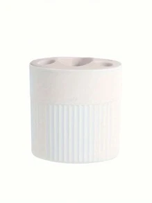 حامل منظم لفرشاة الأسنان ومعجون الأسنان بفتحات، رف تخزين فرشاة قابل للإزالة، اكسسوارات حمام، تخزين وتنظيم الحمام، ديكور منزلي للحمام، ديكور الخريف، عودة إلى المدرسة - متعدد الألوان - مشاهدة 7