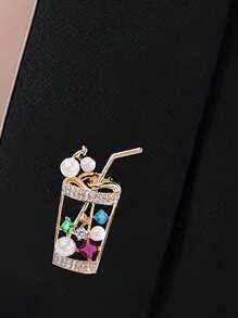 1pc Sweet & Lovely Brooch Suitable For Girls' Versatile Wear - Multicolor - View 2