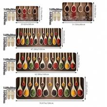 1pc Creative Soft Memory Foam Anti-Slip Kitchen Floor Mat, Easy To Clean