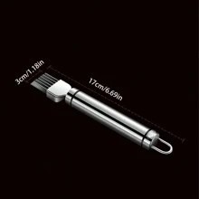 Rebanador de vegetales multifuncional de acero inoxidable con cubierta protectora, diseño de 6 cuchillas, cortador de cebolla, ajo y tomate, utensilio de cocina manual, preparación de alimentos fácil, rebanador multifuncional ultrafino (con cubierta protectora) - Plateado - Ver 7