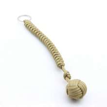 1pc Outdoor Protection Keychain With Steel Ball Bearing, Self-Defense, Emergency Survival, Car Escape Tool Keychain