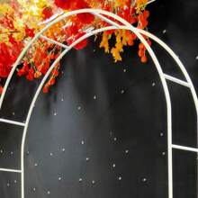 Futchoy 2.3M Bow Wedding Arch Flowers Balloon Frame Metal Scaffolding Stand Decor Stand - 白色 - 查看 9