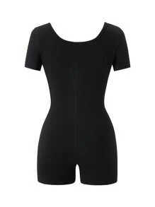 AiTyi Women's Jumpsuit, Slimming Shaping Comfortable Casual Sexy Outdoor CommuteRompers, Versatile For All Seasons - Black - View 10