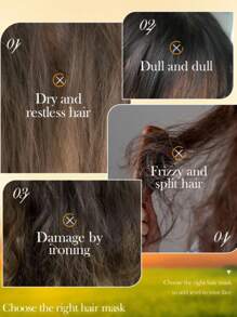 Mặt nạ tóc hương thảo bạc hà 250g, giúp tóc chắc khỏe và nuôi dưỡng, giảm khô và chẻ ngọn, dưỡng ẩm và chăm sóc tóc - màu xanh lá - Xem 5