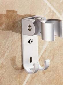 可调节淋浴支架 铝合金壁挂式银色淋浴手持支架 浴室配件手持支架 - 彩色 - 查看 4