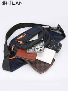 SHILAN Oxford Waterproof Waist Bag, Multi-Function Large Capacity Waist Pack, For Casual Daily Use Pouch Waterproof Backpack Belt Bag - Multicolor - View 8