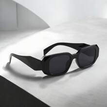 1 Piece 2025 Fashion Sunglasses, Simple Square Frame Design, Ideal For Daily Use, Travel, Party, Beach.For Unsex.With UV Protection