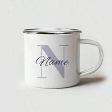1 szt. 350 ml spersonalizowany ceramiczny kubek z imieniem, emaliowany kubek z możliwością personalizacji imieniem, DIY kubek na wodę, sok, mleko, mrożoną kawę - prezent dla przyjaciół, rodziców, kolegów z klasy, dekoracja świąteczna łatwa do czyszczenia, wykwintny, wysokiej jakości niestandardowy, spersonalizowany, wyjątkowy idealny prezent dla niej, chłopaka, dziewczyny, taty, mamy, rodziny, przyjaciół, syna, córki, uczniów szkół