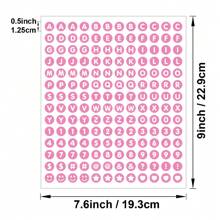 12 hojas de pegatinas coloridas con letras y números, pegatinas con letras y números para decorar, manualidades DIY, suministros para diarios de balas, scrapbooking, envoltorios de regalos (10 colores temáticos)