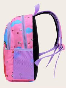 Cute Unicorn Schoolbag, Kawaii Cartoon Schoolbag, Cute Kids Schoolbag Cartoon Unicorn Pattern Schoolbag