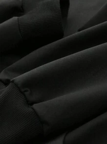 1pc Men's Casual Printed Hoodie Sweatshirt, Women's Letter-Printed Fashion Graphic Hoodie, Long Sleeve Jumper Super David Coat Warm Lining, Warm And Comfortable, Suitable For Students And Teenagers, Autumn And Winter