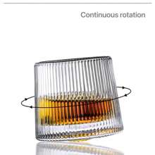 Glass Glass Revolving Glass Household Glass Water Glass Glass Wine Glass Bar Beer Glass Gyro Whiskey Glass Revolving Glass
