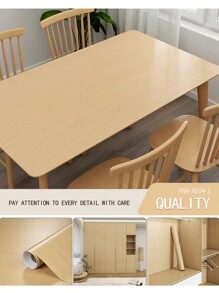 1 卷木纹厨房贴纸、自粘贴纸、防水可移除墙纸、适用于厨房、台面、橱柜装饰的 PVC 材料墙纸。 - 彩色 - 查看 13