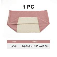 1 件女式薄羊绒纯色松紧腰带，非常适合在空调房间使用，可用于户外活动、瑜伽和跑步时腰部保暖保护。