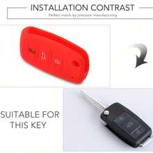 Silicone Key Case For VW Polo Passat B5 Golf 4 5 6 Jetta Mk6 Tiguan Golf CrossFox Plus Eos Scirocco Car Key Cover