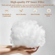 Soft Hanging Egg Chair Seat Cushion ONLY Thick Swing Egg Chair Pad Cushion Soft Hammock Replacement Pad With Headrest For Indoor Outdoor Garden Patio - 卡其色 - 查看 3