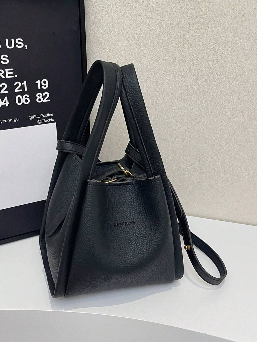 1pc Retro Niche Explosion Bag Female 2025 Spring New Cross-Body Bag Advanced Fashion Bucket Handbag Shoulder Bag