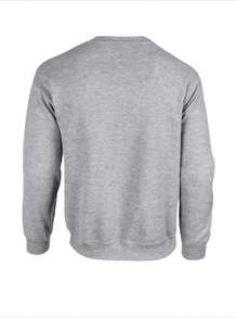 UNIVGRAV Letter Print Men's Pullover Round Neck Long Sleeve Sweatshirt, Polyester, Cotton, Loose Simple Casual Street Retro Style Tops, Autumn And Winter Outdoor Sports Casual Tops, Men's Clothing As Gifts - 灰色 - 查看 2