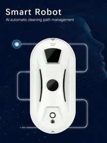 KinseiBeauty Automatic Smart Window Cleaning Robot, Home Use Glass Cleaning Appliance With Path Planning, Remote Control Electric Intelligent Window Cleaner - UK Plug(220-240V) - View 6
