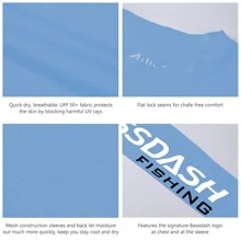 Youth Fishing T Shirts UPF 50+ Long Sleeve Performance UV Protection Tee For Boys Girls, Pack Of 2 - Multicolor - View 6