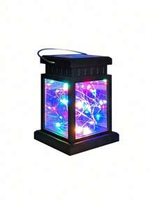 太阳能LED铜线星光灯，防水户外吊灯，假蜡烛灯，灯笼，庭院灯，适用于别墅，装饰，复古，氛围灯，阳台，氛围小夜灯