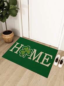 1 szt. "Króliczek astronauta latająca rakieta, Wielkanoc" wycieraczka, mata do wnętrz, dywanik, kreatywna mata do drzwi, mata w stylu przedpokoju, wystrój domu, antypoślizgowa mata podłogowa, akcesoria do sypialni, rekwizyty do zdjęć, wystrój zewnętrzny, dywanik, dywanik, prezent