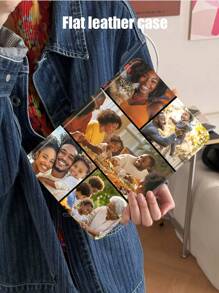 1pc Customized Couple/Family/Pet Photo 10-Piece Collage Shockproof Protective White Tablet Case Compatible With Ipad Pro 13 & Air 13 - White - View 10