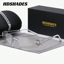 HDSHADES 1 件男女通用精致优雅全框时尚眼镜方框野餐骑行时尚眼镜