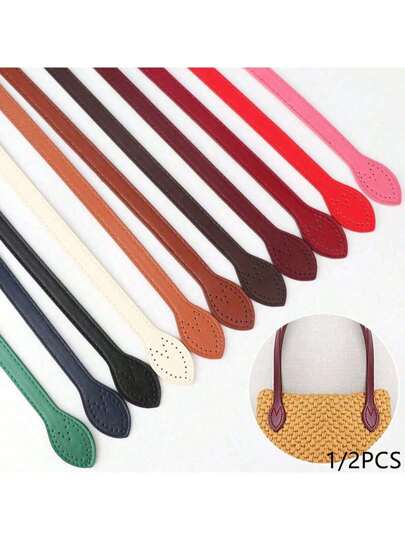 Taschenhenkeln für Taschen-Herstellung, Riemen für Handtaschen, Henkel für gehäkelte Taschen und Beutel, Leder-Taschenhenkeln als Ersatz, Beutelriemen für Handtaschen, Brieftaschen