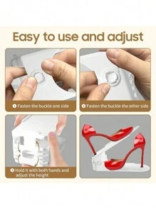 10 pezzi Rastrelliera portascarpe regolabile e creativa, organizer per slot scarpe - organizzatore salvaspazio per ingresso, corridoio, soggiorno, dormitorio, armadio da camera da letto, bagno - comoda conservazione di scarpe in tessuto, requisiti per una casa accogliente