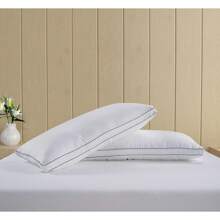 Standard Pillows For Sleeping - Bed Pillows Set Of 4 - Luxury Hotel Quality Down Alternative Pillows For Back And Side Sleeper, Soft And Supportive Gusseted Pillow, 20x26 - trắng - Xem 5