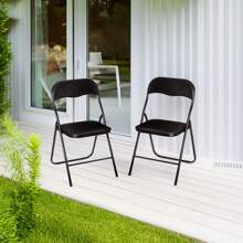 Well Home Ghế gấp màu đen - Basic. Miễn phí vận chuyển trong 24/72 giờ - màu đen - Xem 3