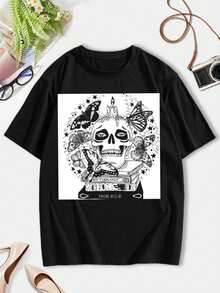 Ex Libris Women's Women T-Women's Shirt With Stylish Designs - Black - View 3