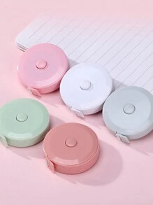 2pcs Customized Adorable Scandinavian Style Mini Measuring Tape, Compact Soft Leather Ruler For Body Measurement, Waist, Hip, Chest Circumference, Height, Student's Cute Measuring Tool, Personalized Slide Gift, Valentine's Day, Ramadan Small Gift