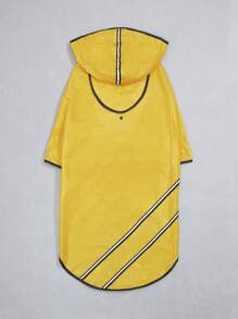 Outdoor Leisure Pet Yellow Waterproof Raincoat