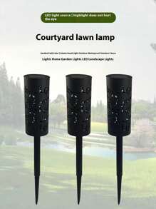 6 PIEZAS Luces decorativas solares en forma de corazón para el jardín. Estas son luces calurosas huecas con forma de corazón para exteriores, luces decorativas para exteriores y luces decorativas que crean ambiente. Son luces solares impermeables para exteriores