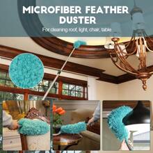 20 Foot High-Reach Duster Kit With 5-12FT Extendable Pole - High Ceiling Duster Cleaning Kit With Telescopic Pole,CobwMicrofiber Feather Duster - 12FT POLE - View 6