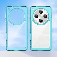 Ốp lưng điện thoại di động sang trọng mới đơn giản tiện dụng đa chức năng - Màu xanh trong suốt - Xem 8