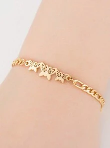 男女通用钛钢脚链，高端情侣首饰