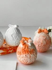Easter Bunny, Butterfly, Egg Scented Candle Silicone Mold, Handmade DIY Egg Rabbit Soap Plaster Decoration Mold, Silicone For Plaster Casting, Suitable For Romantic Candlelight Dinner, Table Decoration, Room Decor, Gatherings, Birthdays, Weddings, Anniversaries, Mother's Day Gifts Graduation