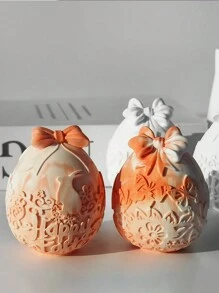 Easter Bunny, Butterfly, Egg Scented Candle Silicone Mold, Handmade DIY Egg Rabbit Soap Plaster Decoration Mold, Silicone For Plaster Casting, Suitable For Romantic Candlelight Dinner, Table Decoration, Room Decor, Gatherings, Birthdays, Weddings, Anniversaries, Mother's Day Gifts Graduation