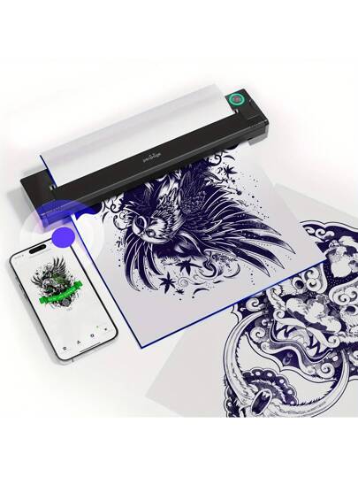 PeriPage طابعة الوشم اللاسلكية PeriPage P90 | طابع...