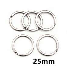 20Pcs 25-30mm Metal Key Ring Laveros Clasp Findings Key Chain Split Ring DIY Jewelry Making Accessories Findings - Split Ring - View 14