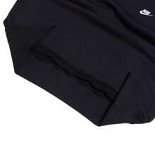 Nike Men's Round Neck Long Sleeve Letter Embroidery Casual Top, Everyday Wear - Black/White - View 5