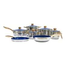 Grumberg Stainless Steel 13-Piece Set - Gold - View 1