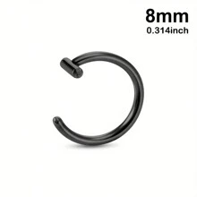 1/3pcs Fake Lip Ring Fake Piercing Stainless Steel Fake Nose Ring Septum Non Piercing Punk Women Body Jewelry