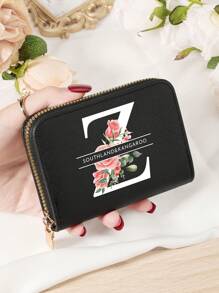 Burgundrote Tasche Charlie Rotwein Roter Umschlag Modische und hochwertige Kartenetui Tasche Leicht zu tragen Münztasche mit mehreren Fächern Reißverschluss Multi-Slot Einfache Kreditkartenfächer Multifunktions Damenbrieftasche Kartentasche Mini Geldbörse Geldbeutel Kartenetui