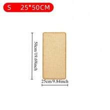 1PC Cat Scratcher Mat Natural Sisal Cat Scratch Mats Scratching Pad Protect Carpets And Sofas For Cat Paw Training