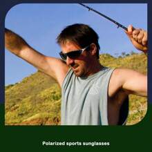 Gafas deportivas polarizadas para hombres, adecuadas para actividades al aire libre como ciclismo, Primavera/Verano/Otoño/Invierno